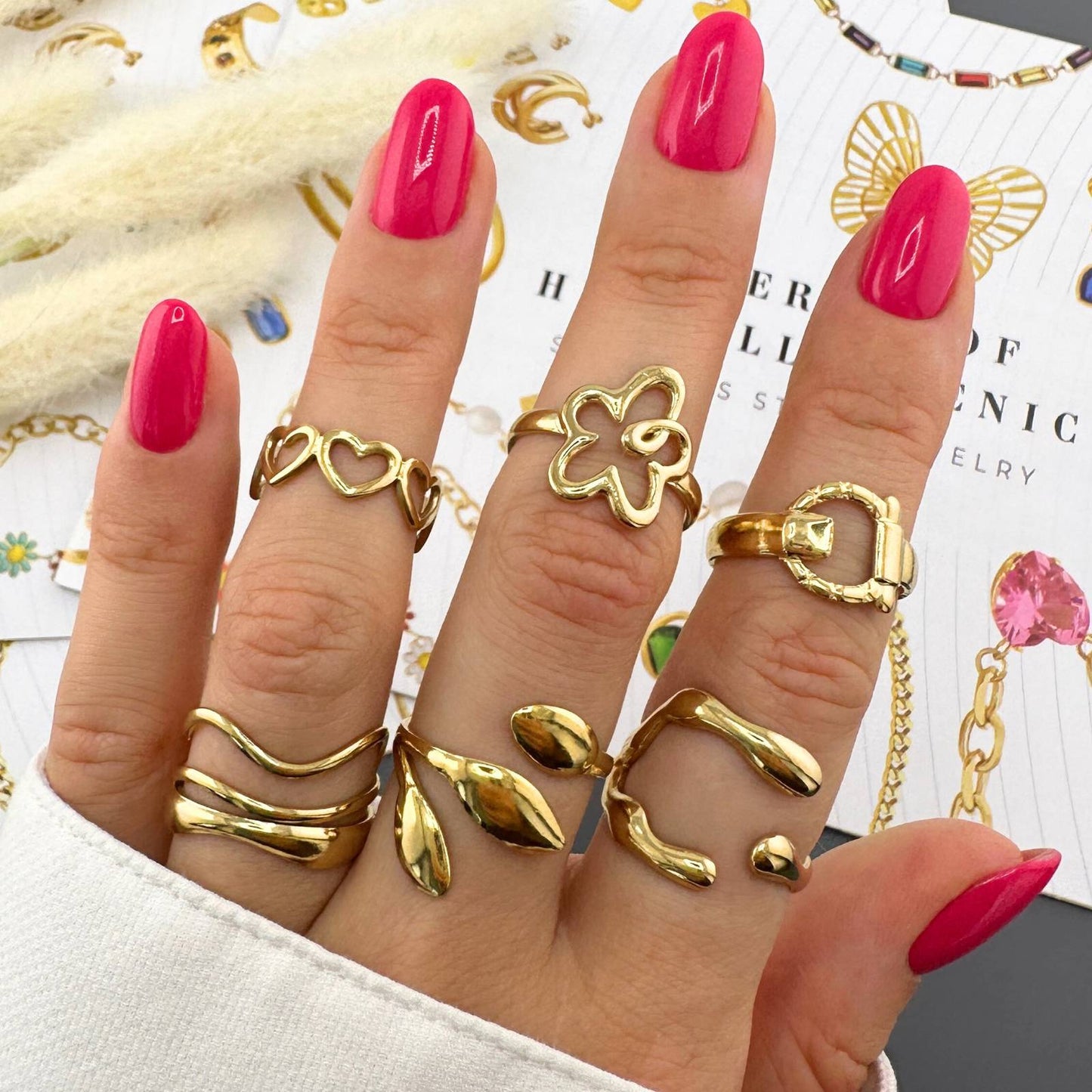 Amina Heart Ring