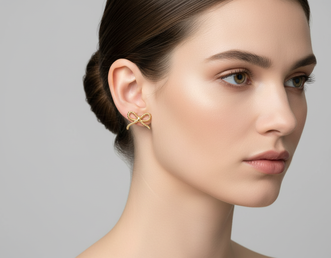 Victoria Bow Studs