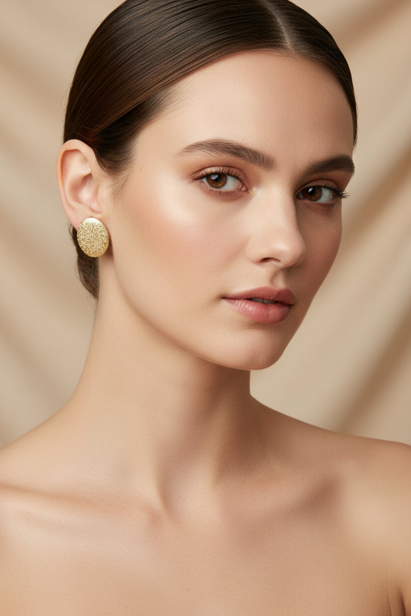 Eleanor Oval Studs
