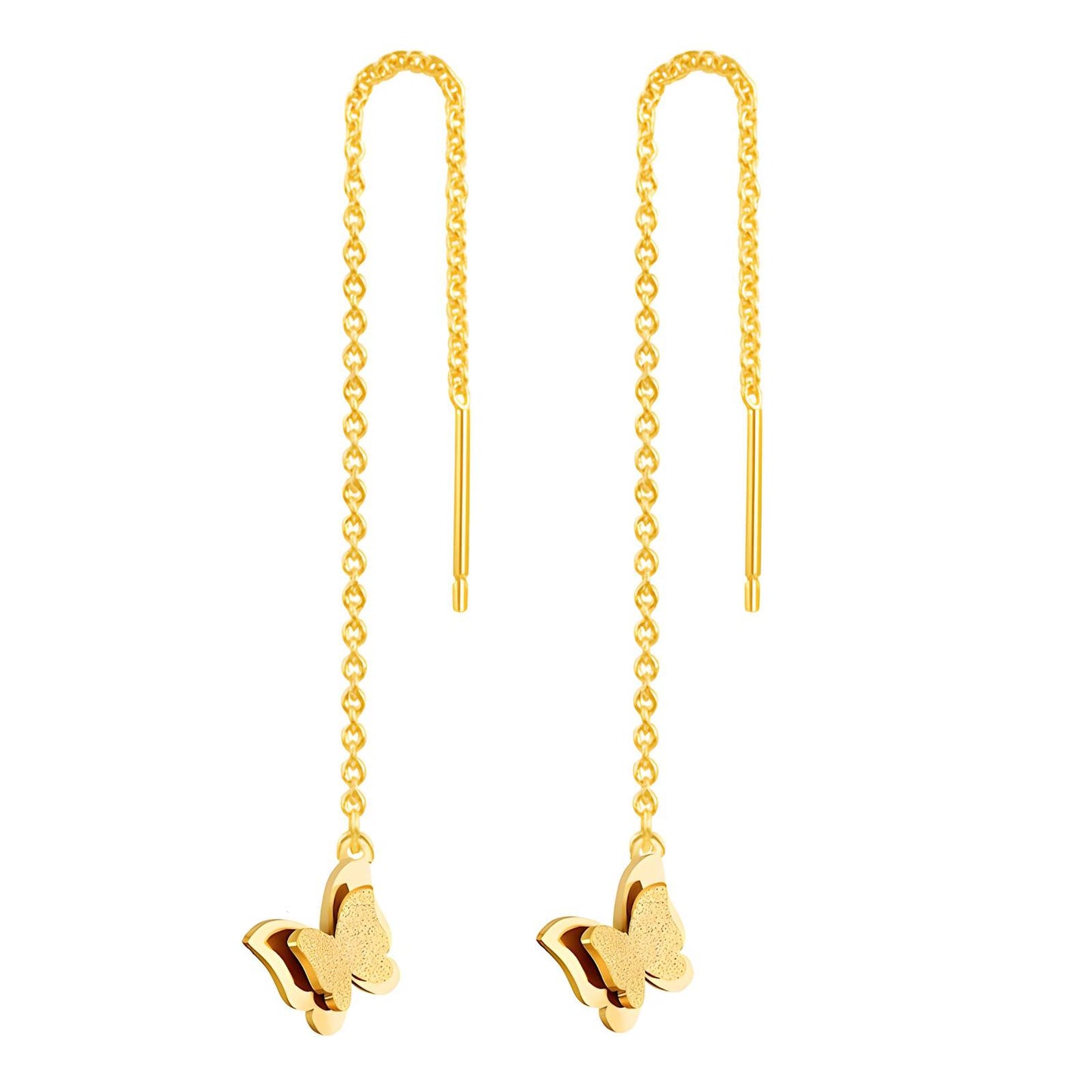 Celeste Butterfly Chain Earrings
