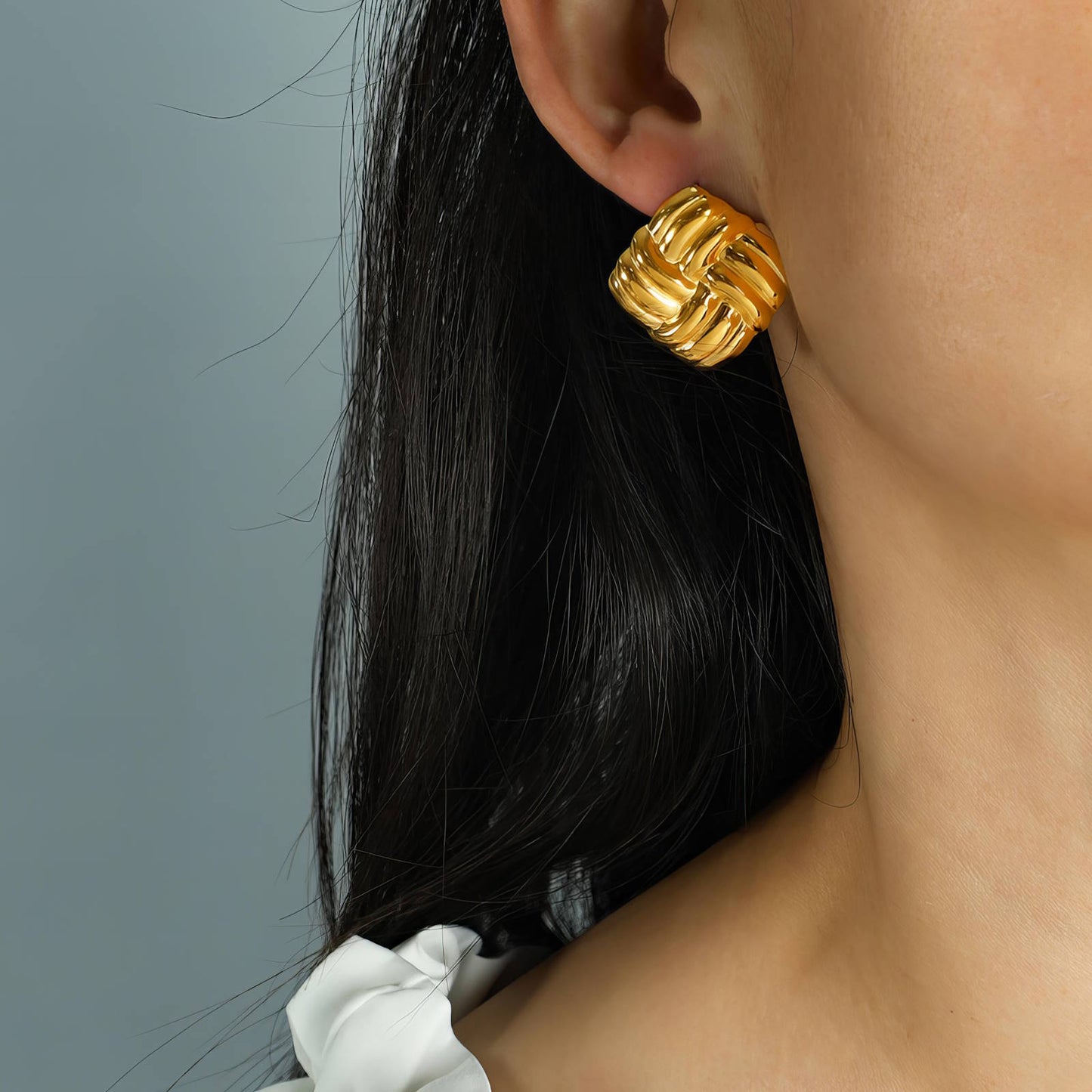 Olivia Square Studs