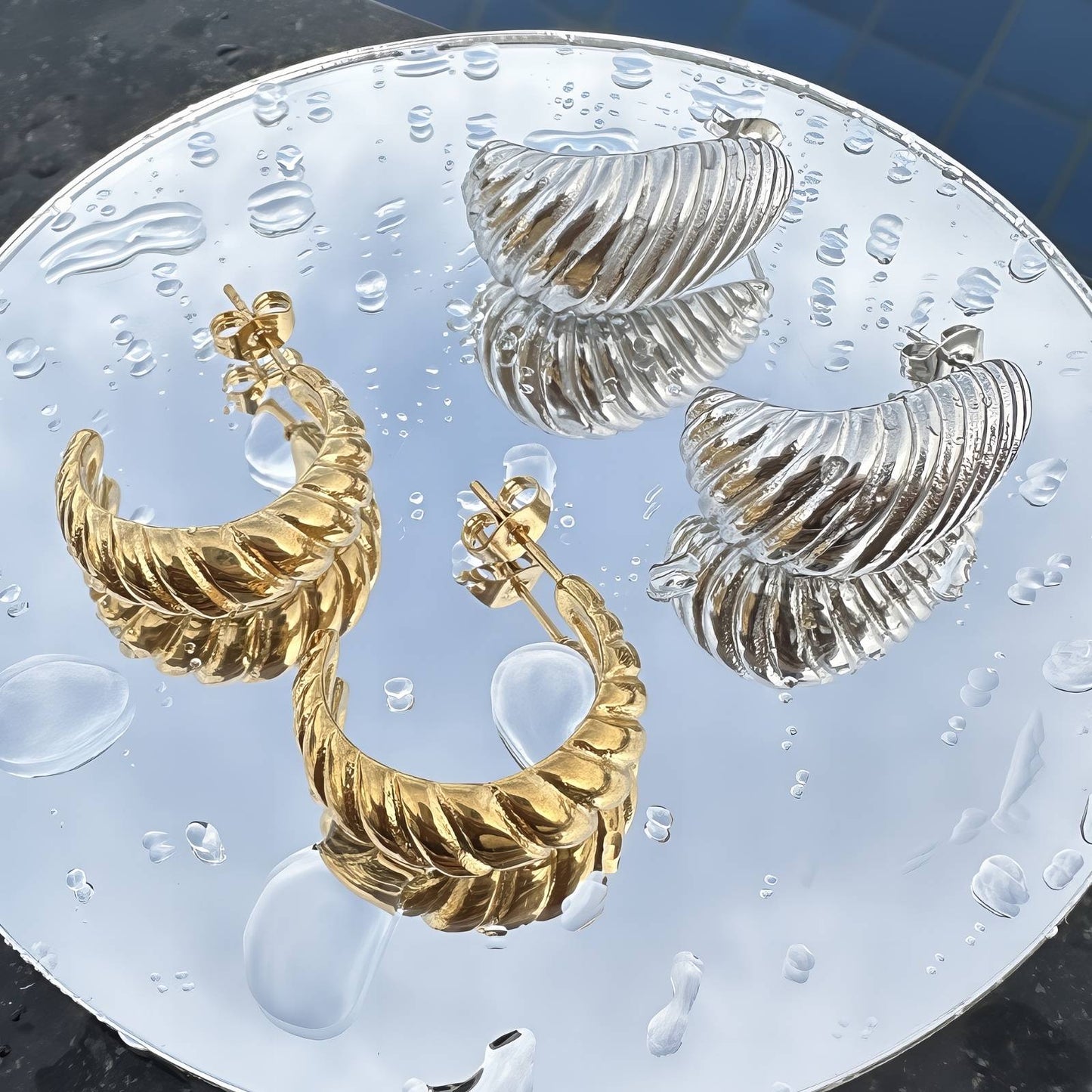 Valentina Croissant Earrings