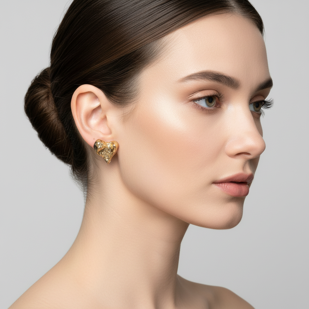 Giselle Heart Studs