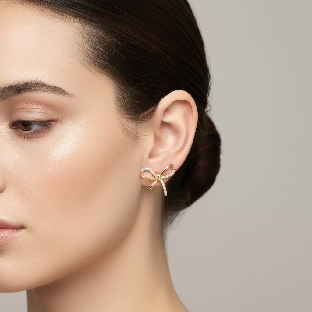 Amelia Bow Studs