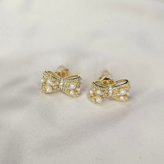 Seraphina Bow Studs