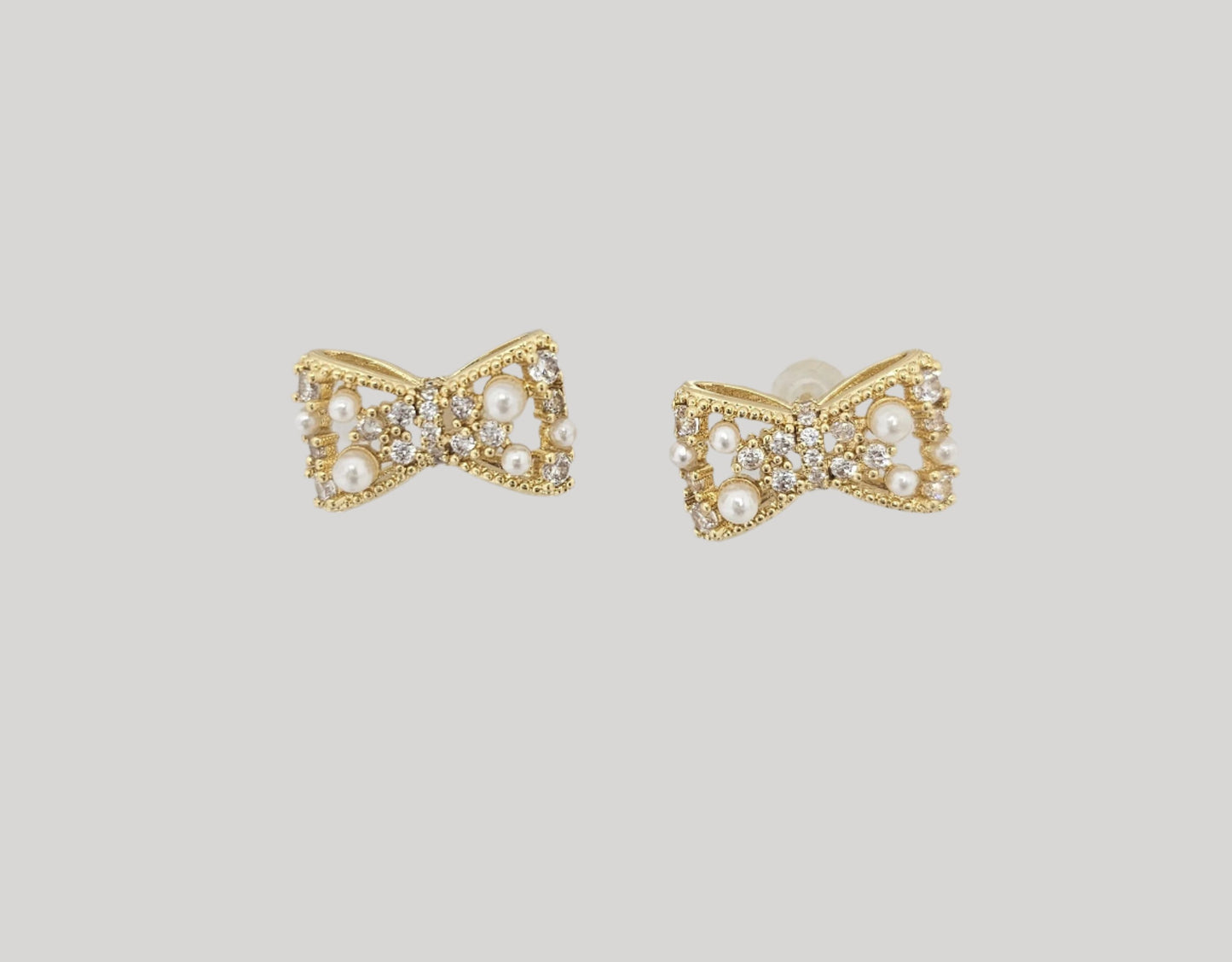 Seraphina Bow Studs