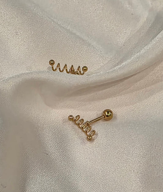 Elise Spiral Studs