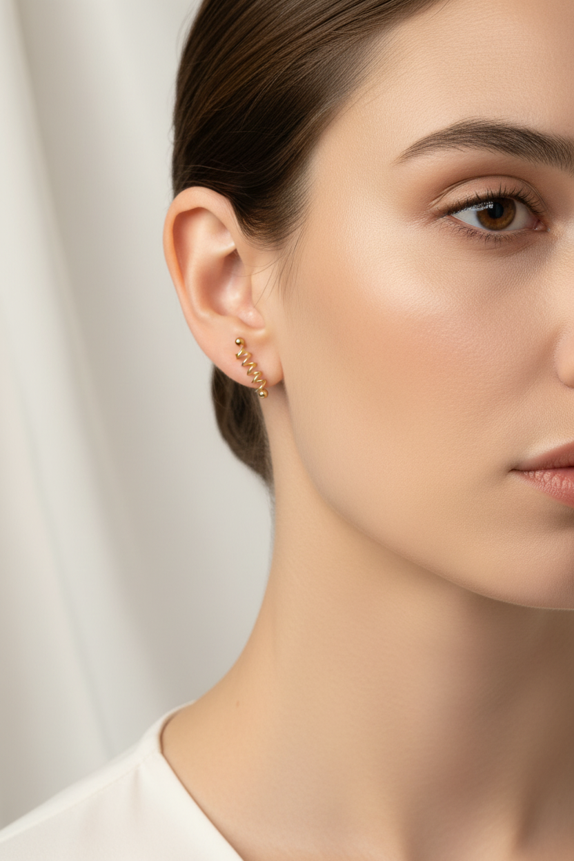 Elise Spiral Studs