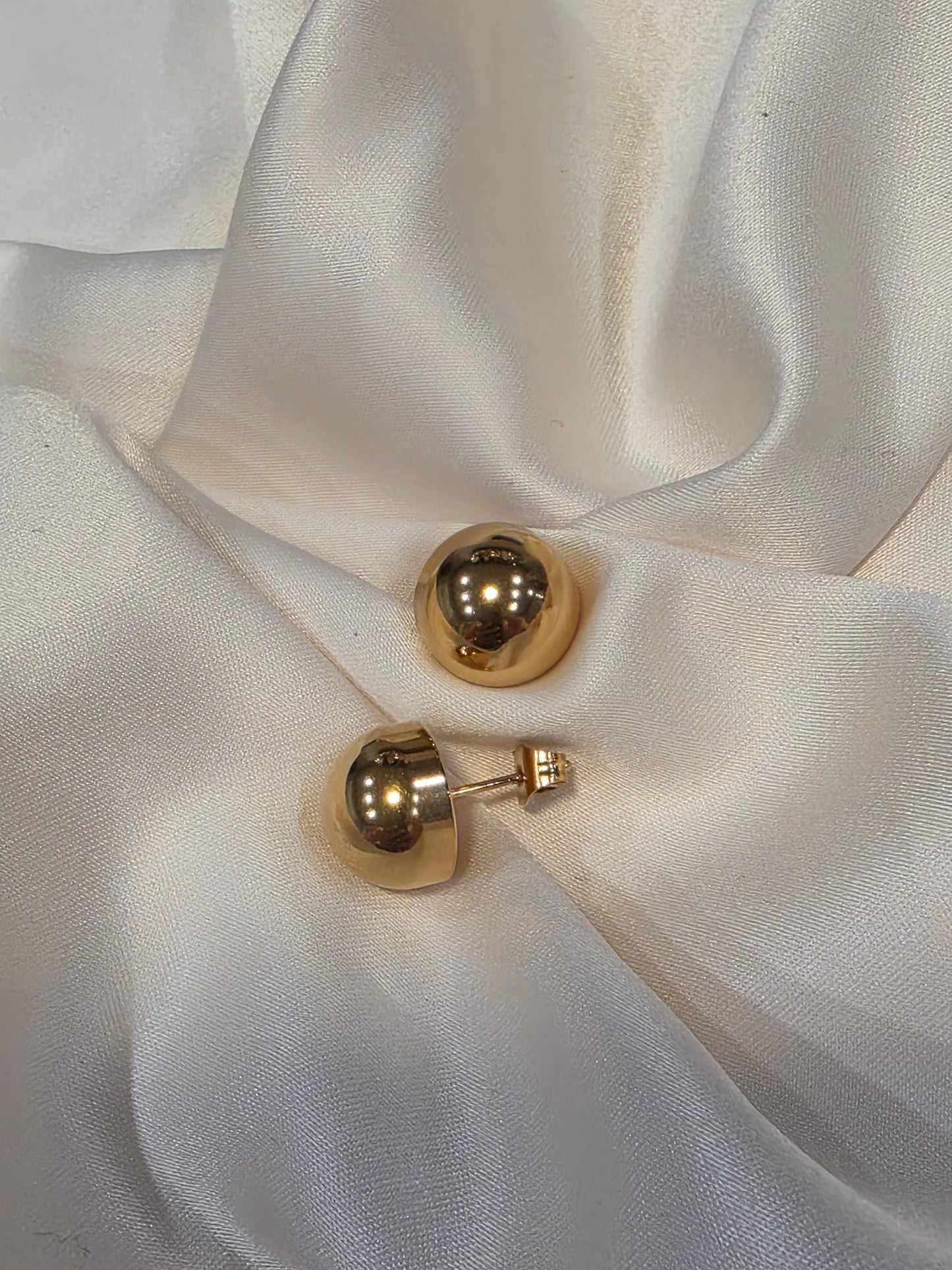 Luna Dome Studs