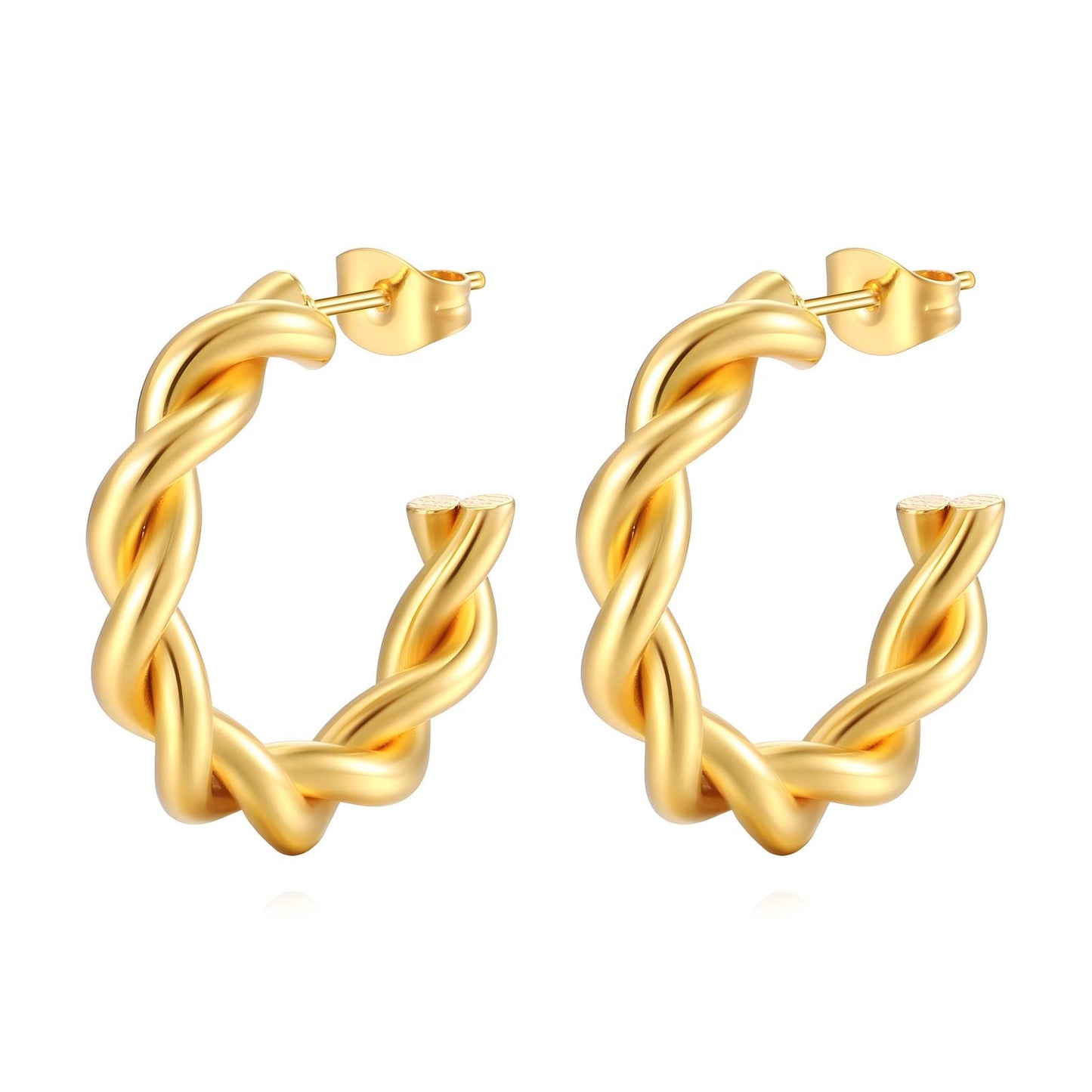 Marina Twisted Hoops